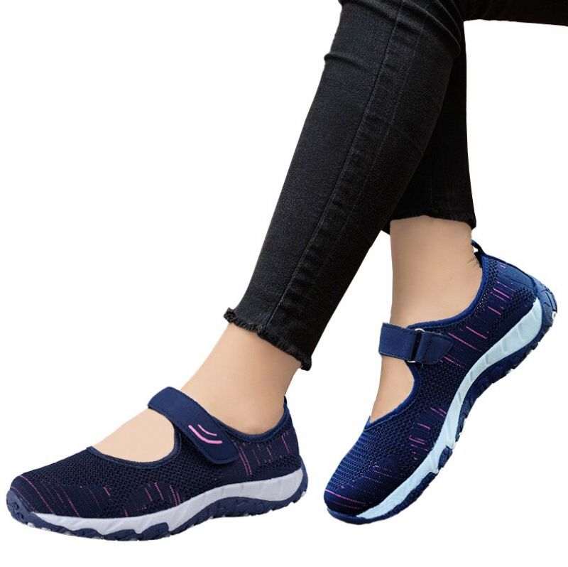 Magnolia Dames Mesh Sneaker - Grijs 01