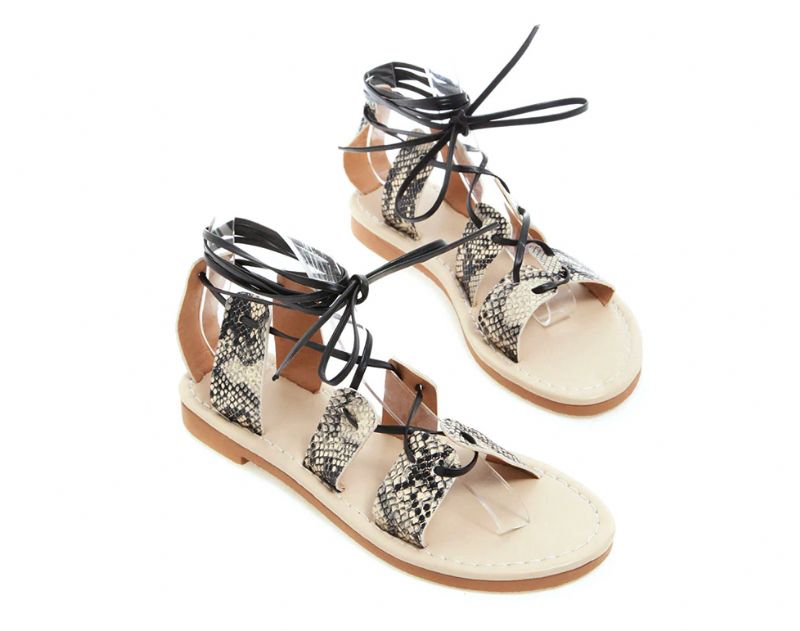 Maia Dames Sandaal - Slang wit