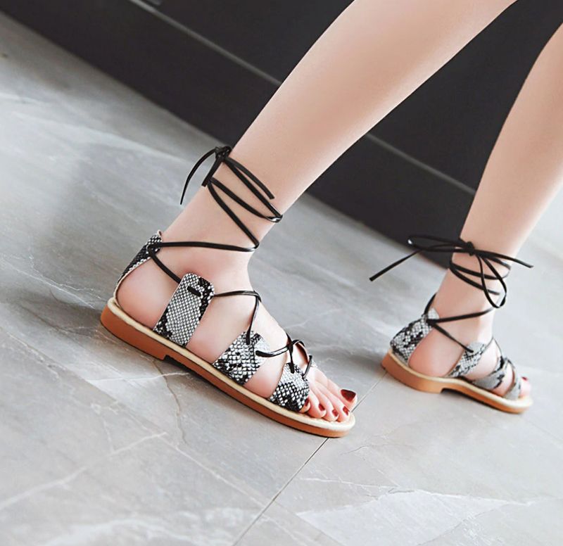 Maia Dames Sandaal - Slang wit