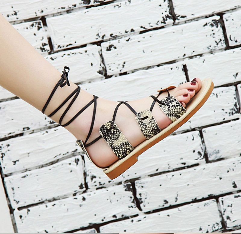 Maia Dames Sandaal - Slang wit