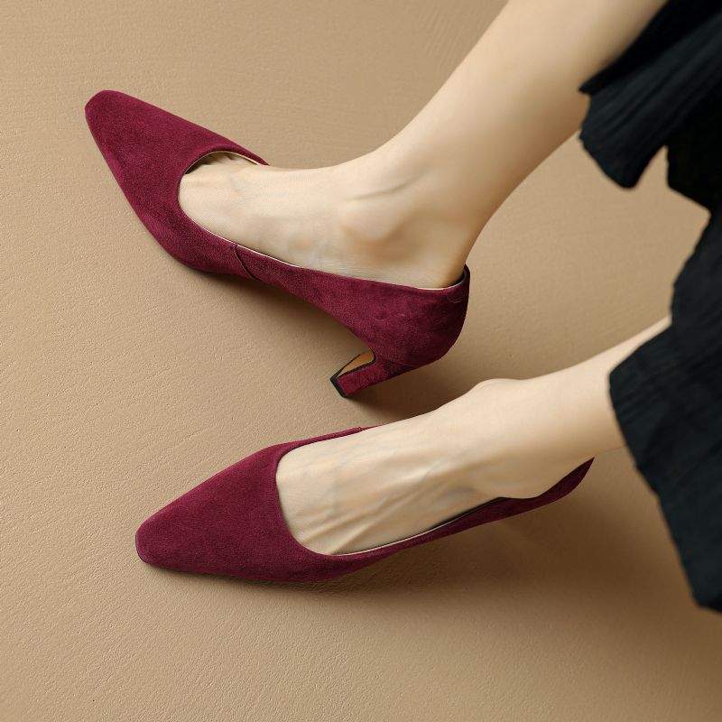 Maider Dames Mode Hoge Hakken Pumps - Zwart