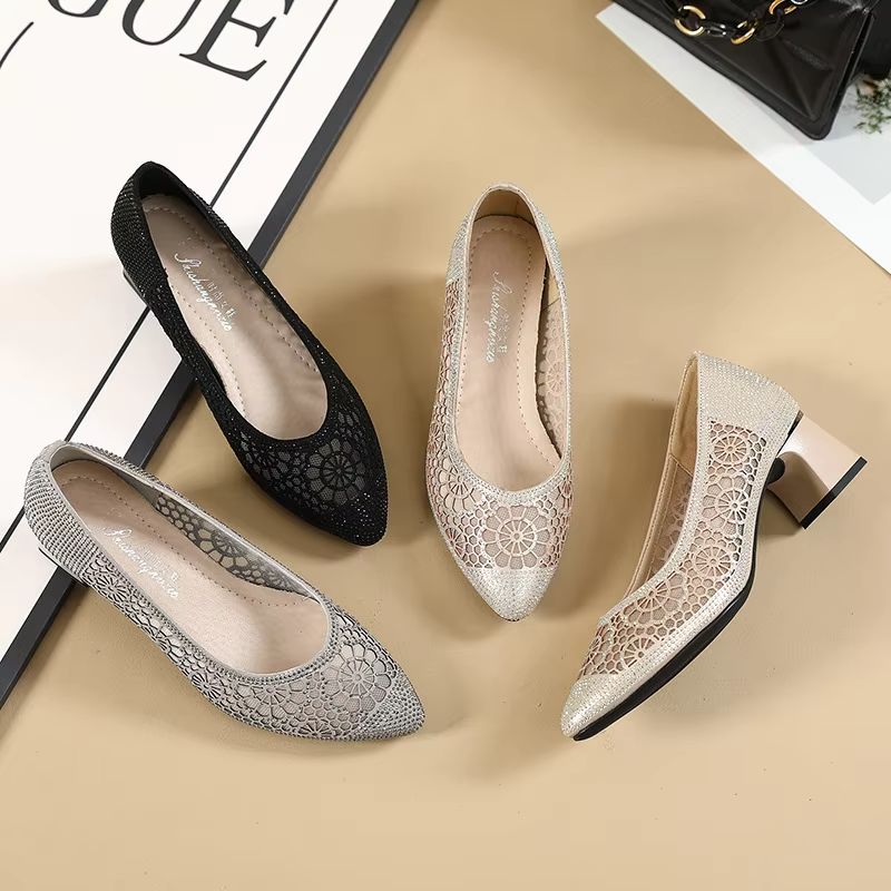 Maitte Pumps Met Puntige Neus Voor Dames - Zwart