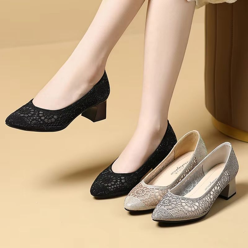 Maitte Pumps Met Puntige Neus Voor Dames - Zwart
