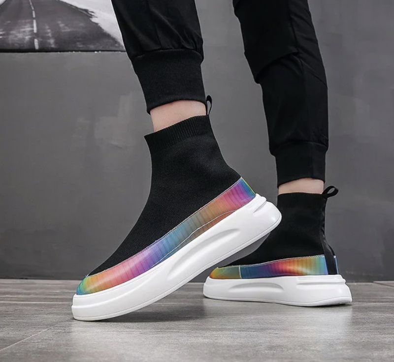 Majula Heren Mode Sneakers - Zwart Bont