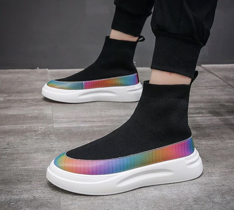 Majula Heren Mode Sneakers - Zwart Bont