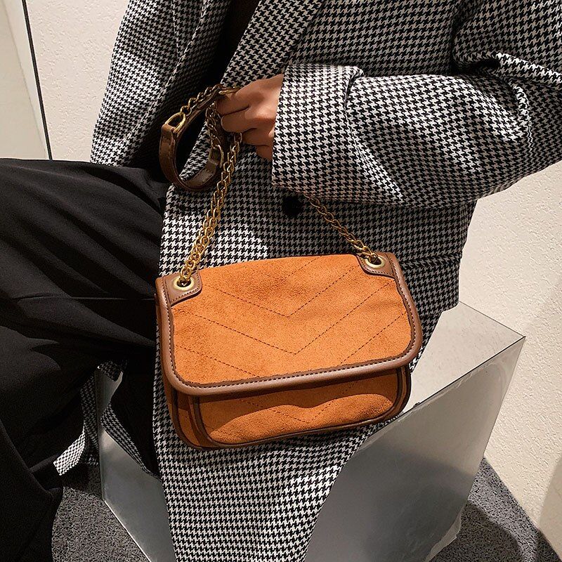Malagan Dames Leren Crossbody Handtas - Groen