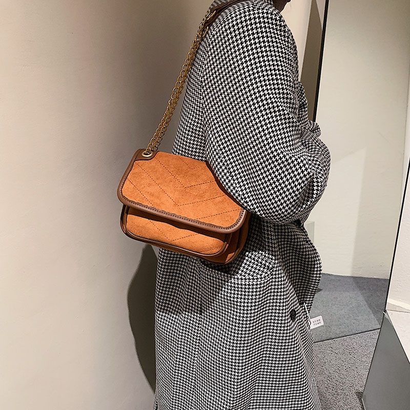 Malagan Dames Leren Crossbody Handtas - Groen