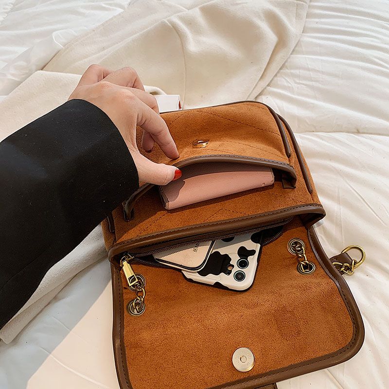 Malagan Dames Leren Crossbody Handtas - Groen