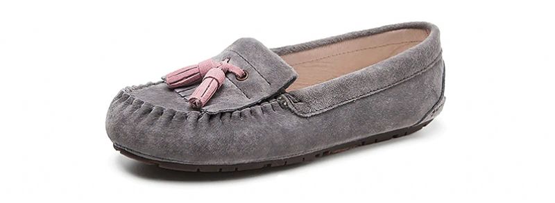 Malave Dames Lente Casual Loafer Schoenen - Grijs