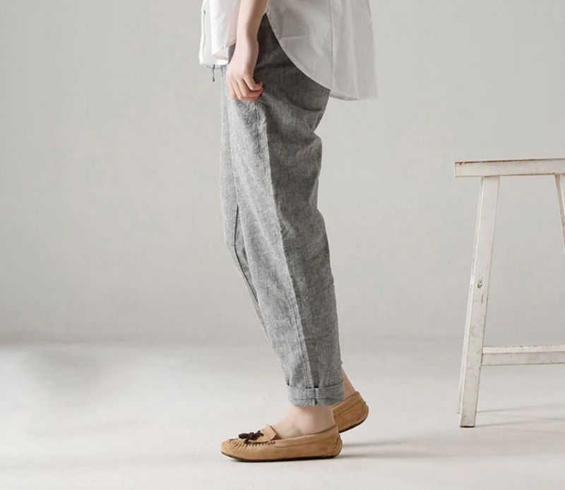 Malave Dames Lente Casual Loafer Schoenen - Grijs