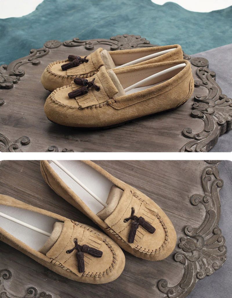 Malave Dames Lente Casual Loafer Schoenen - Grijs
