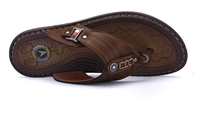 Malcom Heren Casual Flip Flop - Bruin
