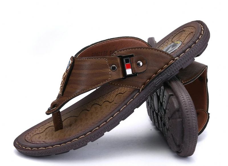 Malcom Heren Casual Flip Flop - Bruin