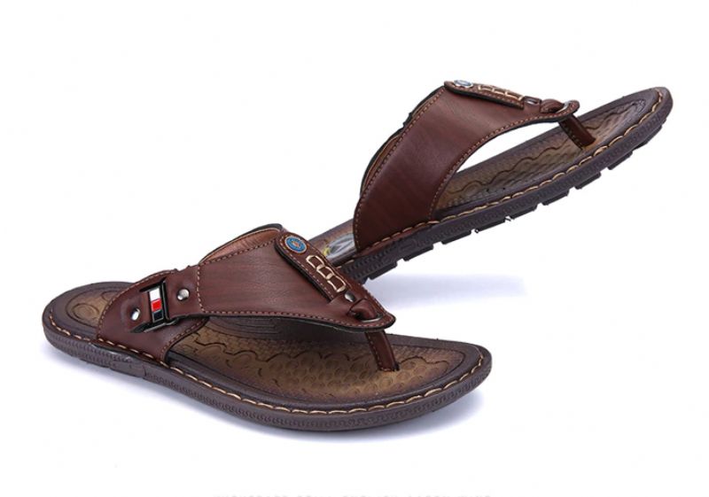 Malcom Heren Casual Flip Flop - Bruin