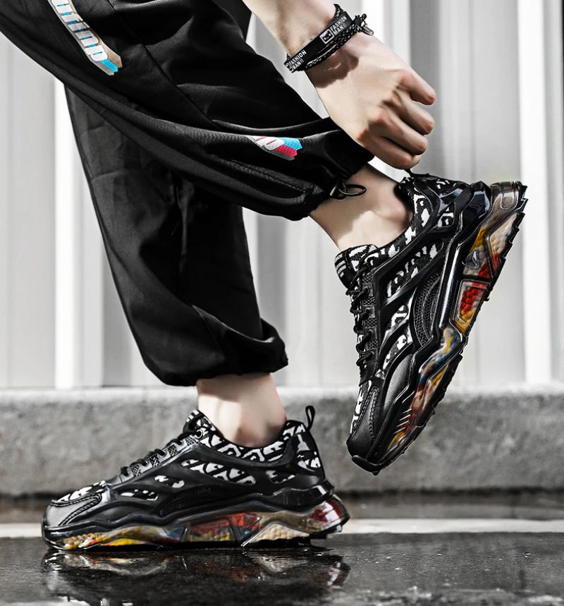 Maldini Heren Wandelsneakers - Zwart