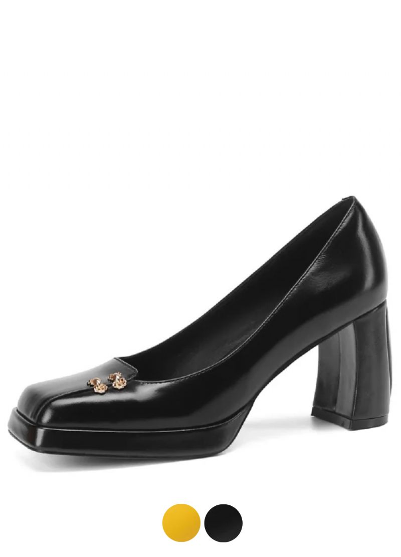 Malena Dames Vierkante Neus Pumps Schoenen