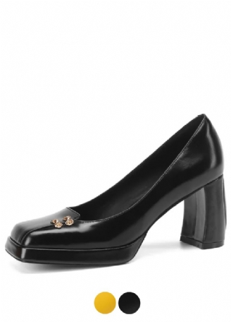 Malena Dames Vierkante Neus Pumps Schoenen