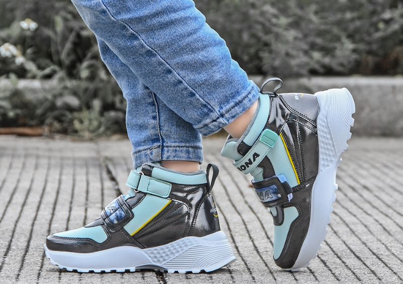Malone Unisex Warme Sneaker Voor Kinderen - Groen