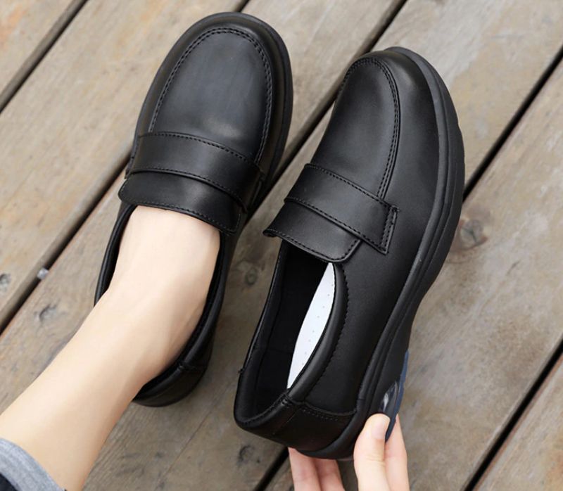 Malvina Dames Loafer Slip-on Schoenen - Zwart