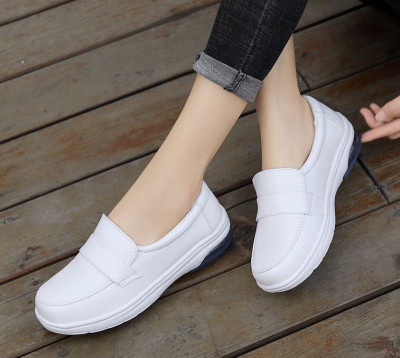 Malvina Dames Loafer Slip-on Schoenen - Zwart