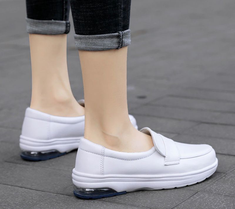 Malvina Dames Loafer Slip-on Schoenen - Zwart