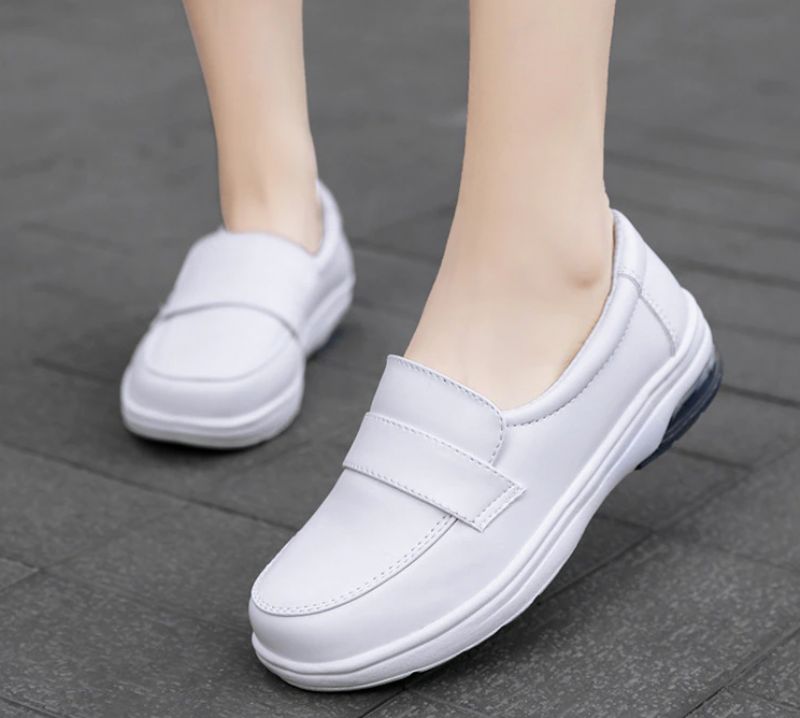 Malvina Dames Loafer Slip-on Schoenen - Zwart