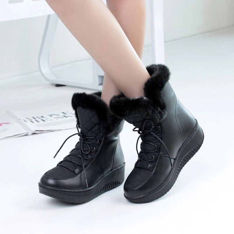 Mancini Dames Platform Snowboots - Wit
