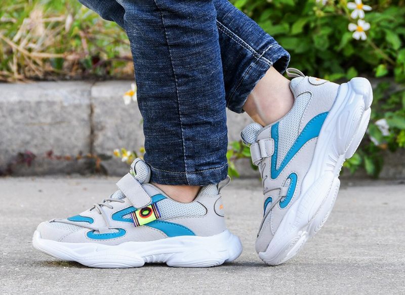 Manuel Jongens Hardloopschoenen - Grijs