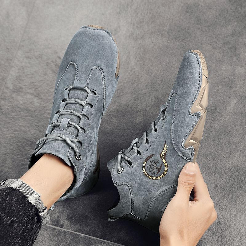 Manuele Heren Outdoor Sneaker - Beige