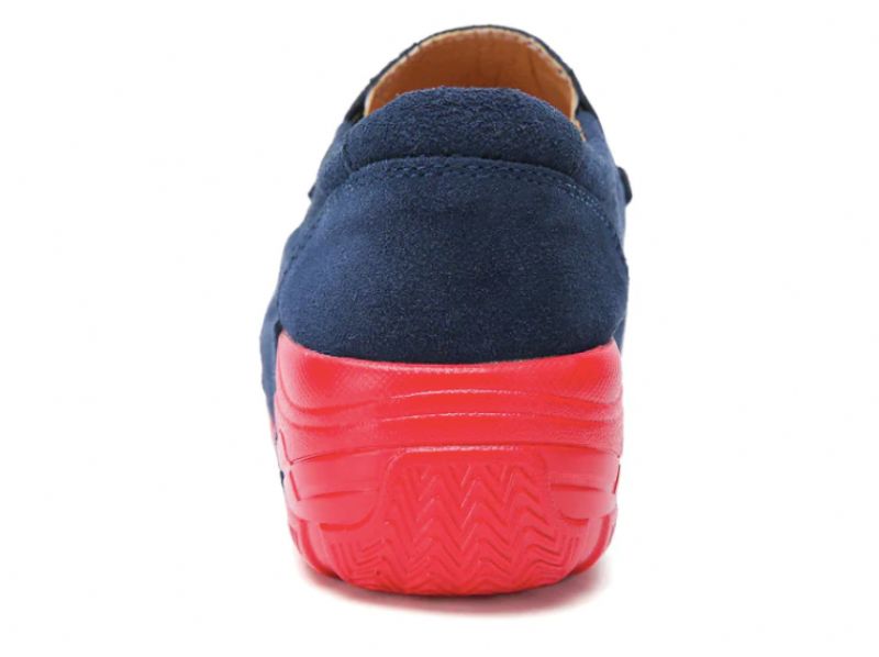 Marbella Dames Platform Slip-on - Blauw