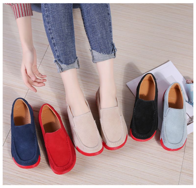 Marbella Dames Platform Slip-on - Blauw