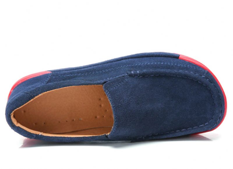Marbella Platform Slip-on Schoenen Voor Dames Zwarte - Zwart