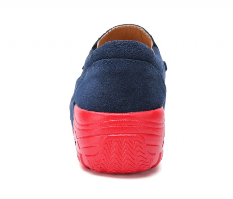 Marbella Platform Slip-on Schoenen Voor Dames Zwarte - Zwart