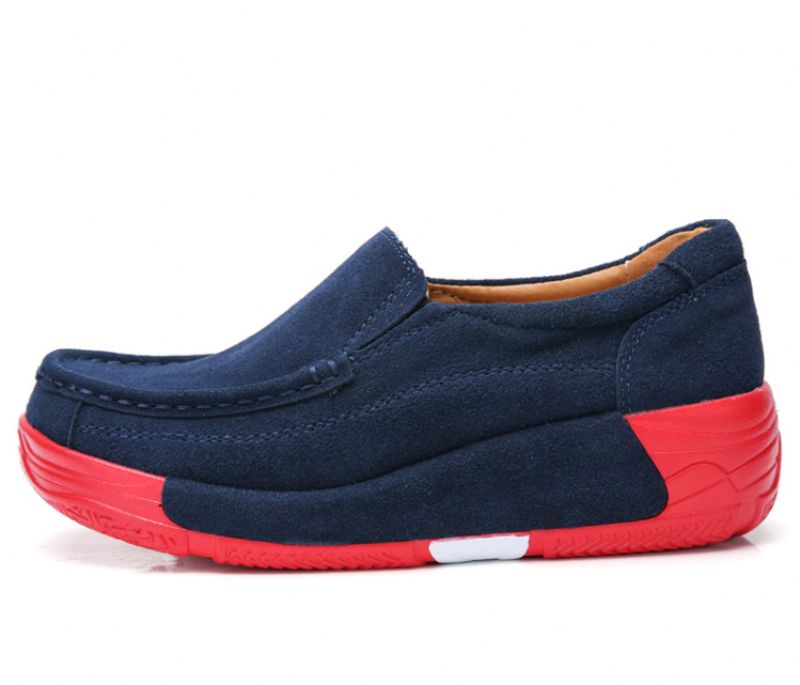 Marbella Platform Slip-on Schoenen Voor Dames Zwarte - Zwart