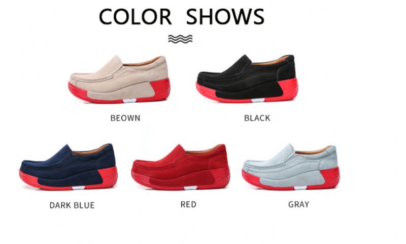 Marbella Platform Slip-on Schoenen Voor Dames Zwarte - Zwart