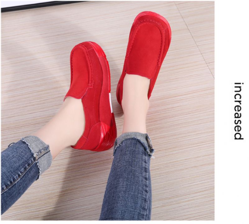 Marbella Platform Slip-on Schoenen Voor Dames Zwarte - Zwart