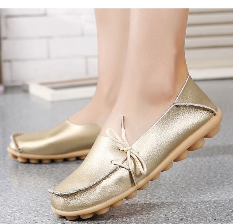 Marcela Dames Loafer Platte Schoenen - Rood