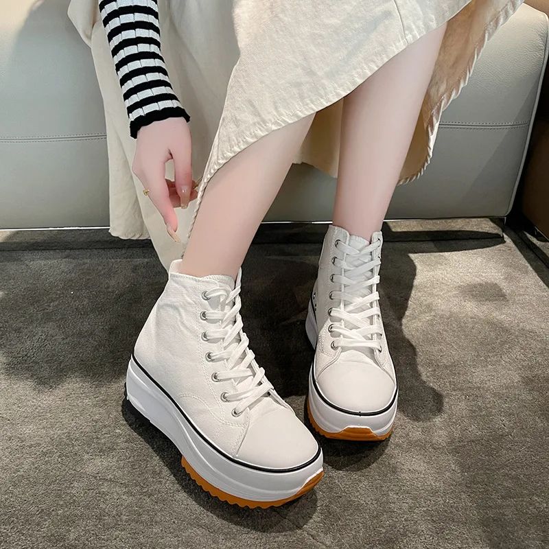 Marcia Dames Platform Sneaker - Zwart