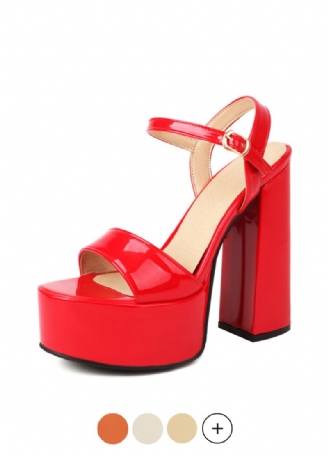Marcia Open Teen Platform Sandalen Voor Dames