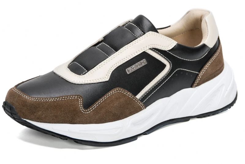 Marco Heren Fashion Sneaker - Koffie