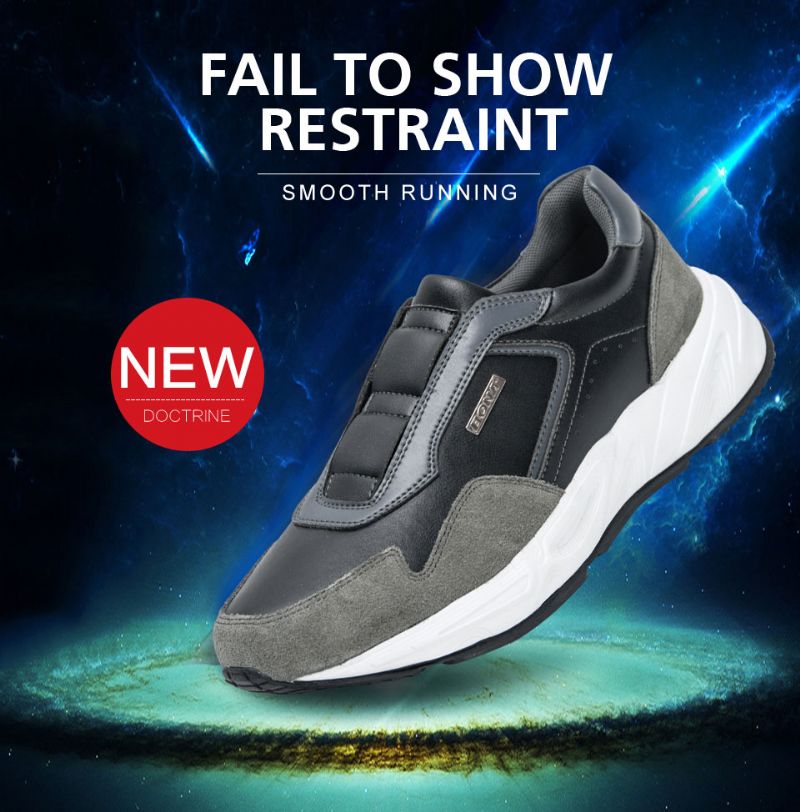 Marco Heren Fashion Sneaker - Koffie