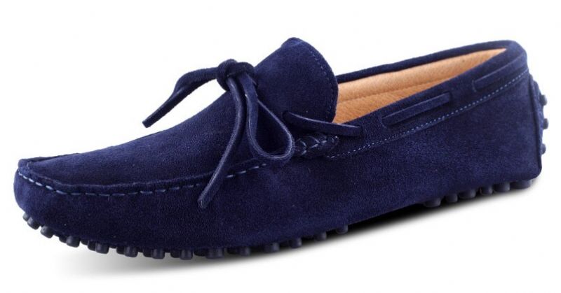 Marco Heren Loafers Dress Schoenen - Blauw