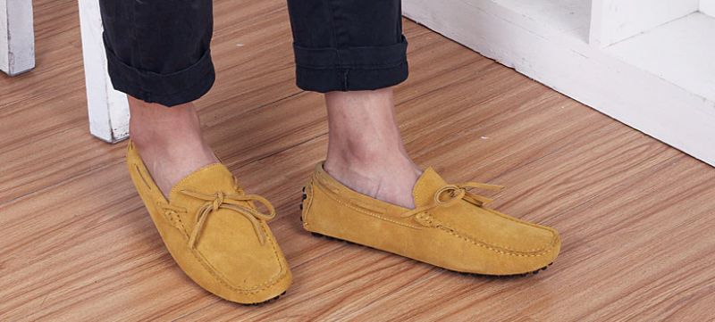 Marco Heren Loafers Dress Schoenen - Blauw