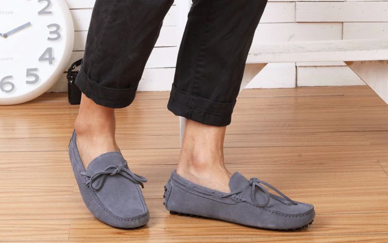 Marco Heren Loafers Dress Schoenen - Blauw