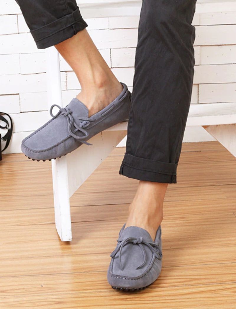 Marco Heren Loafers Dress Schoenen - Blauw