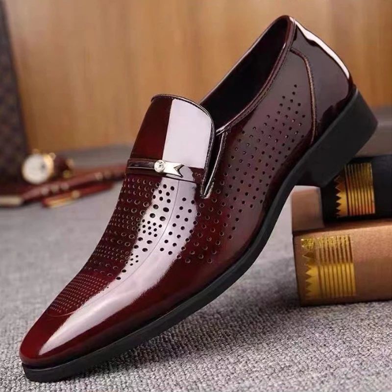 Marcus Heren Loafer Dress Schoenen - Zwart Hol