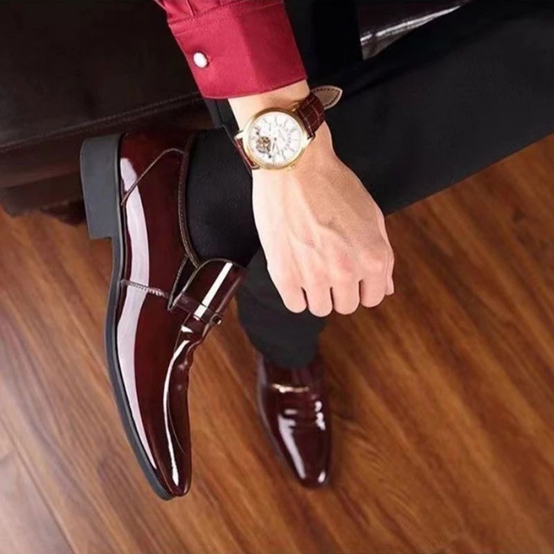 Marcus Heren Loafer Dress Schoenen - Zwart Hol