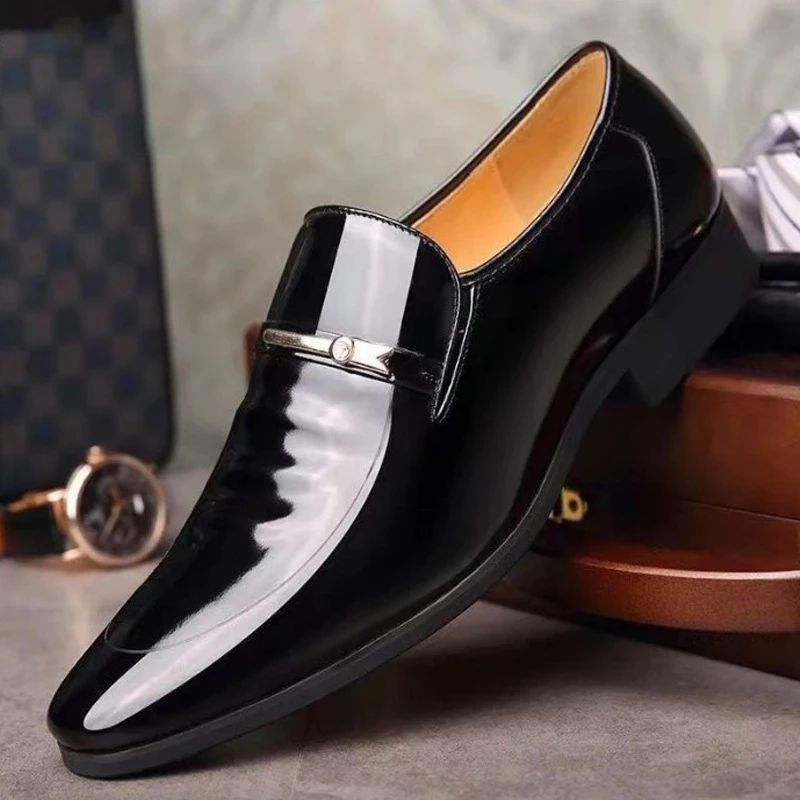 Marcus Heren Loafer Dress Schoenen - Zwart Hol