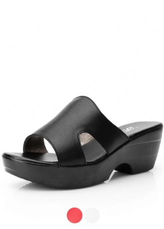 Margaret Dames Peep Toe Sandalen