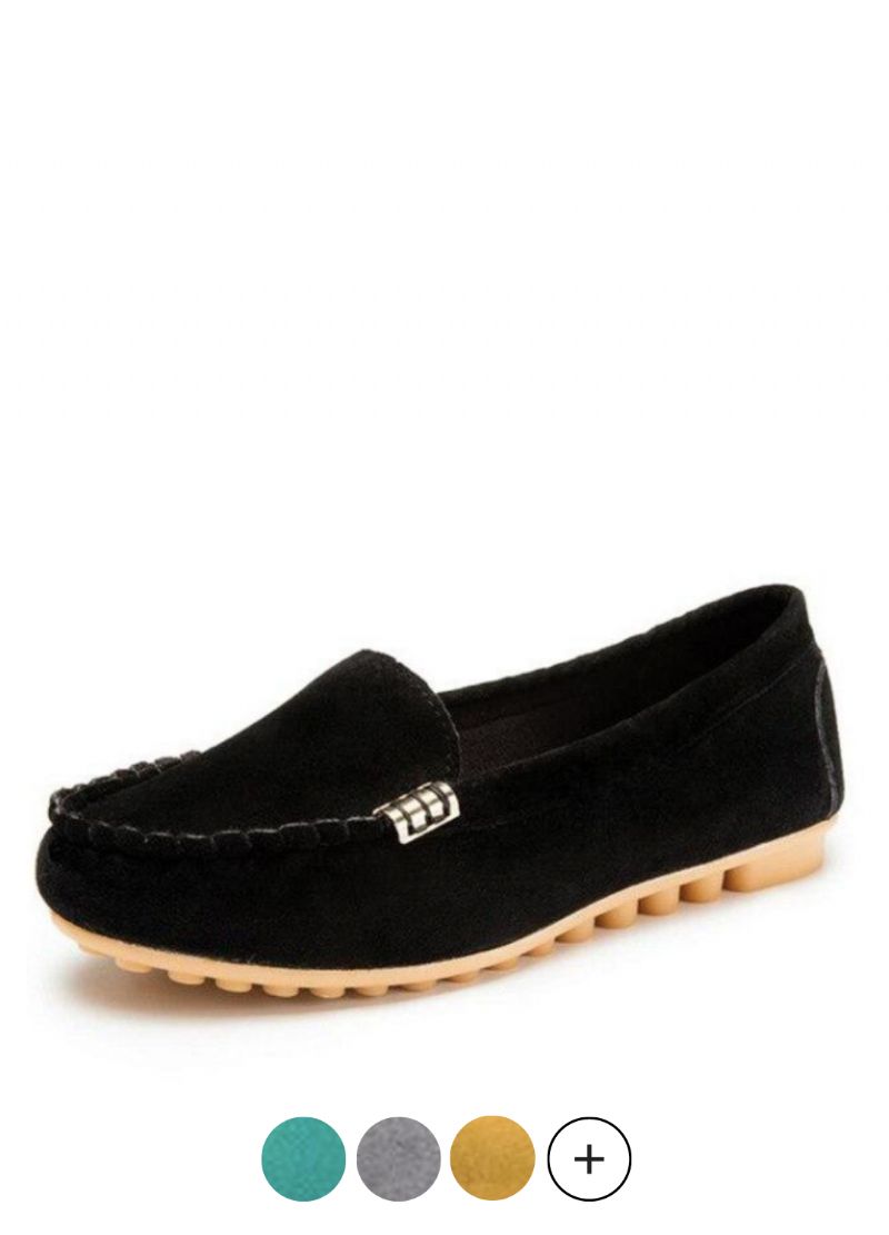 Margo Dames Slip-on Loafer Zwarte Schoenen